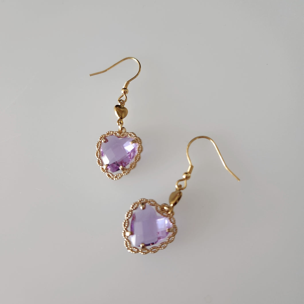 Amelia Lavender Earrings