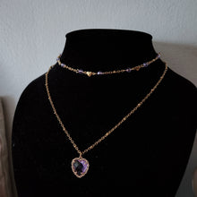 Load image into Gallery viewer, Valentina Lavender Necklace Set
