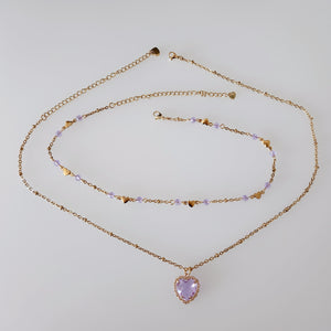 Valentina Lavender Necklace Set