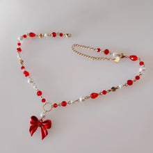 Load image into Gallery viewer, Private School Bow Necklace
