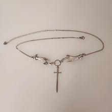 Load image into Gallery viewer, Thessalia Sword Necklace
