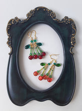 Load image into Gallery viewer, Sour Cherries earrings
