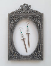 Load image into Gallery viewer, Lancelot Emerald Earrings
