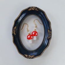 Load image into Gallery viewer, Little Mushroom Earrings

