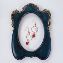 Load image into Gallery viewer, Strawberries and Cream Earrings
