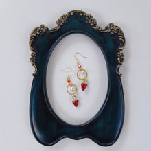 Load image into Gallery viewer, Strawberries and Cream Mini Earrings
