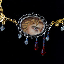Load image into Gallery viewer, Crying Lucifer Hand Drawn Necklace
