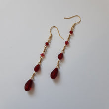 Load image into Gallery viewer, Renee Blood Drop Earrings
