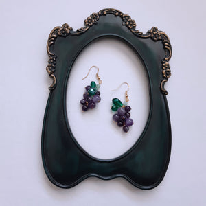 Grape Cluster Earrings