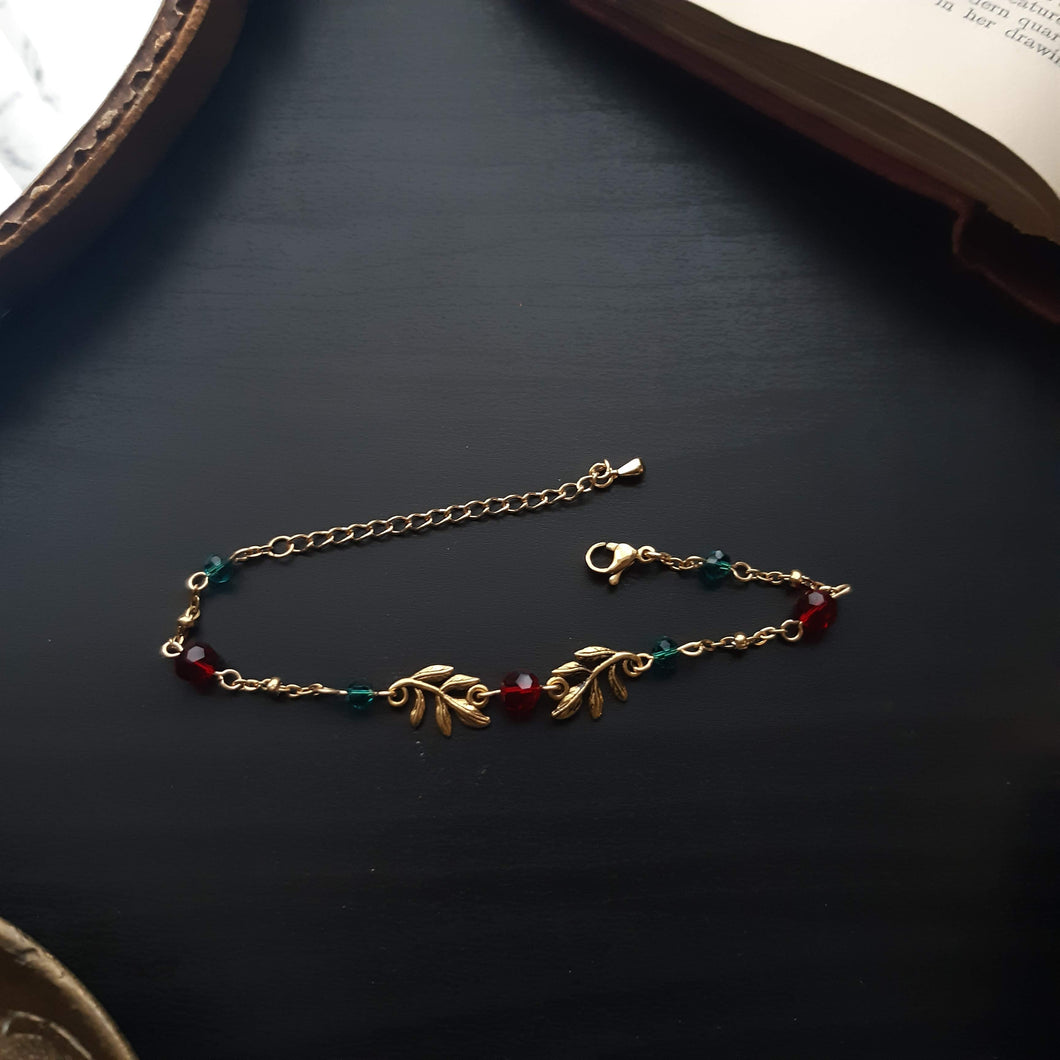 Cicely Ruby and Emerald Bracelet