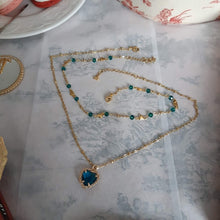 Load image into Gallery viewer, Valentina Emerald Necklace Set
