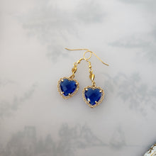 Load image into Gallery viewer, Amelia Sapphire Earrings
