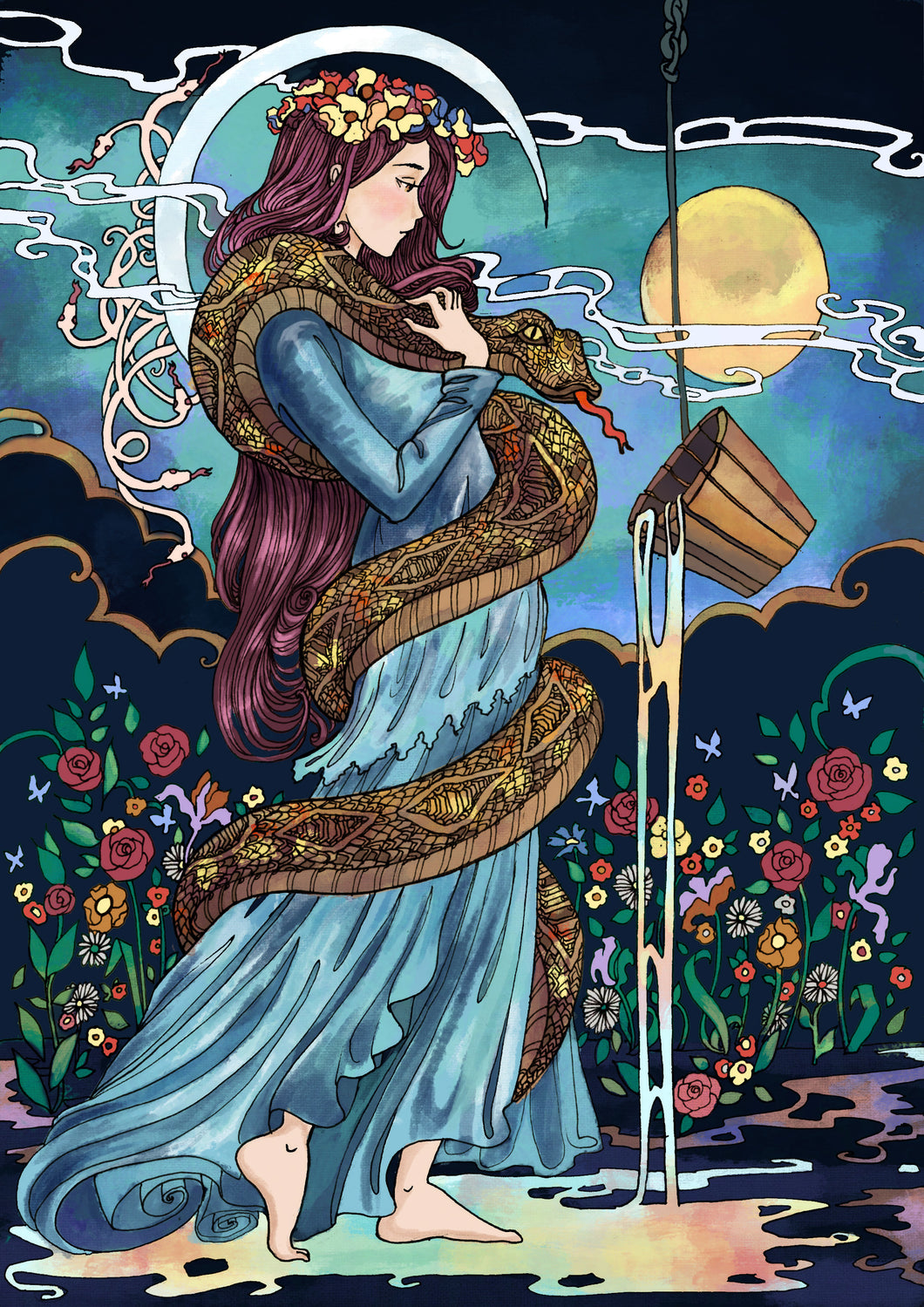 Bride of the Serpent King Print