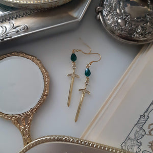 Gawain Emerald Earrings