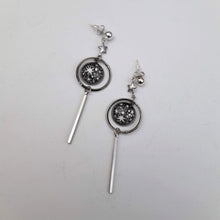 Load image into Gallery viewer, Aster Hand Drawn Earrings
