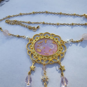 Dawn Hand Painted Necklace
