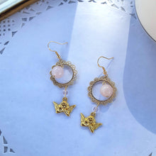 Load image into Gallery viewer, Eden Rose Quartz Earrings
